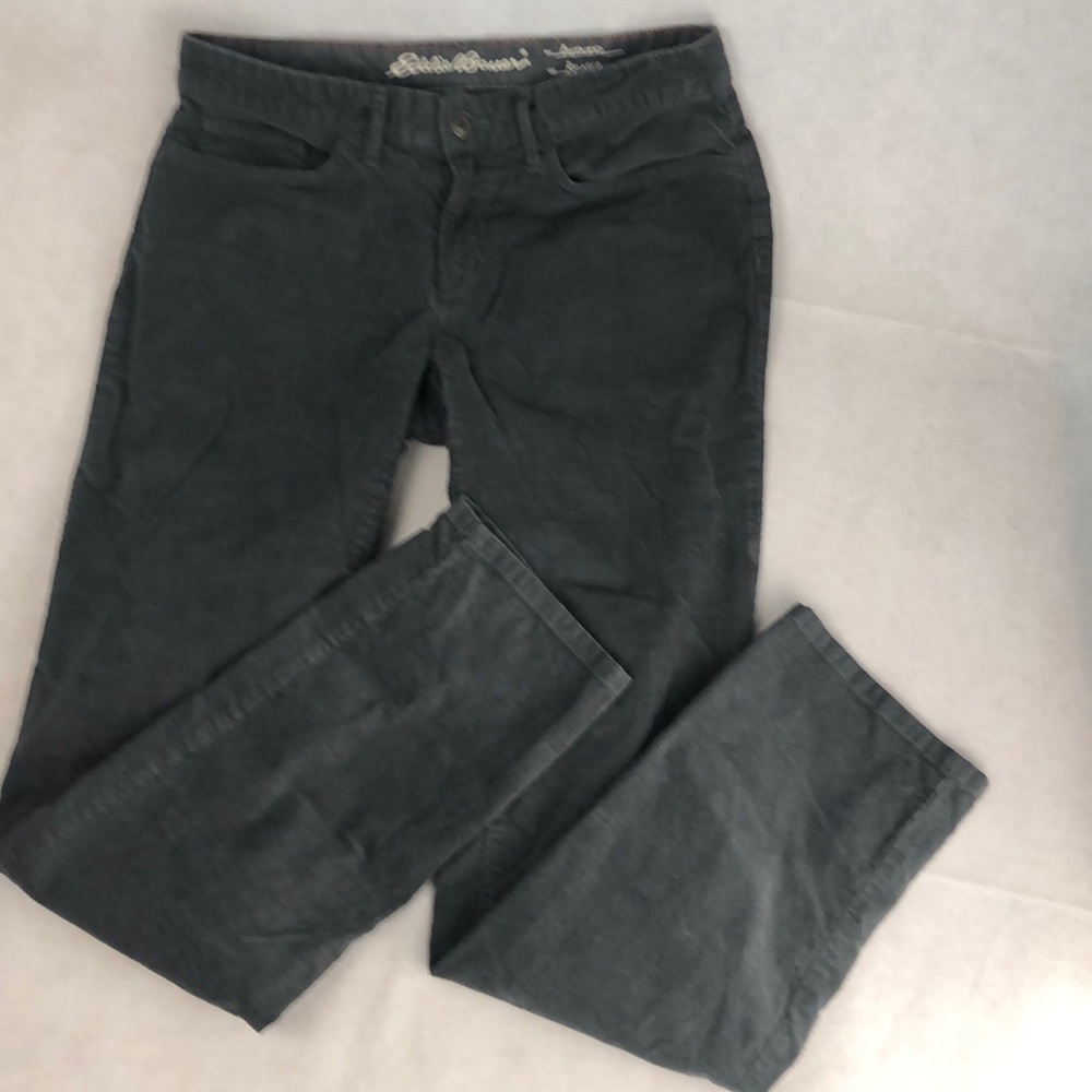Women’s Eddie Bauer corduroy gray pants Sz 6
